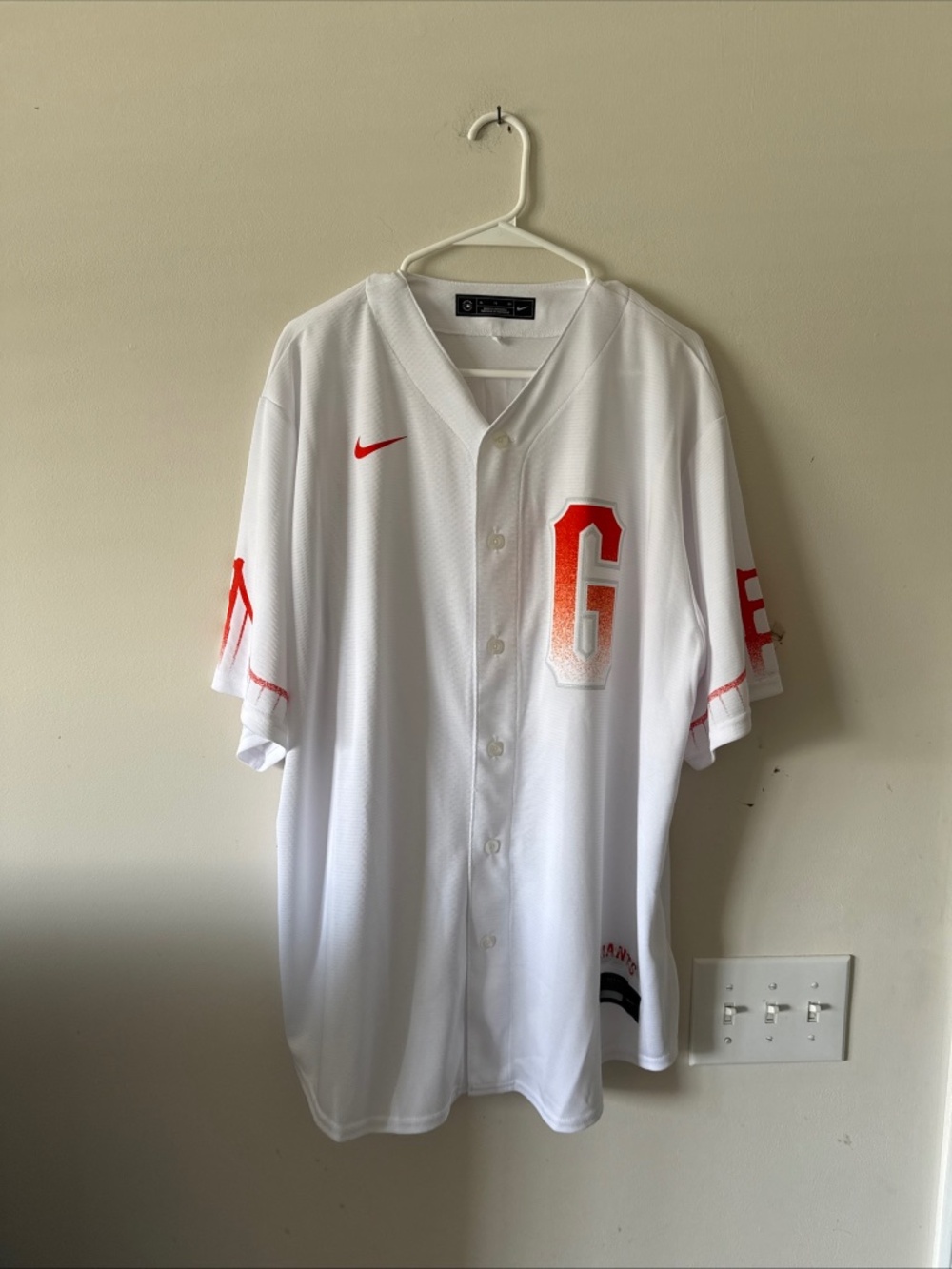 Men's Nike Brandon Crawford #35 SF Giants 2021 City Connect Jersey Sz XL - RARE